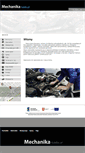 Mobile Screenshot of mechanika-lublin.pl