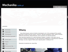 Tablet Screenshot of mechanika-lublin.pl